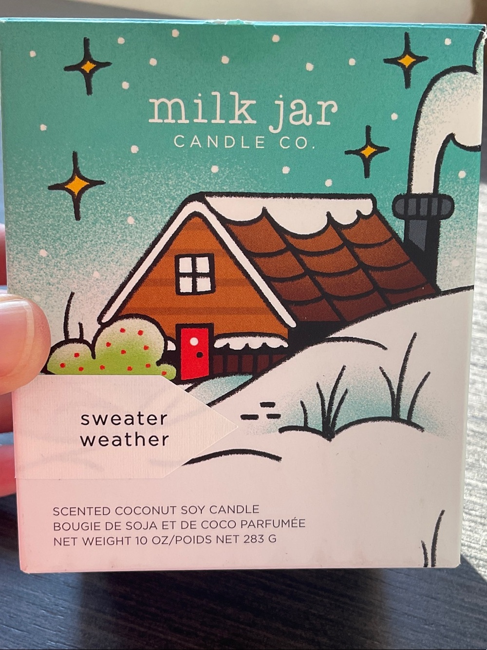 NWT MilkJar Plant based Candle / Sweater Weather / 10 oz / 1 of 2 Available